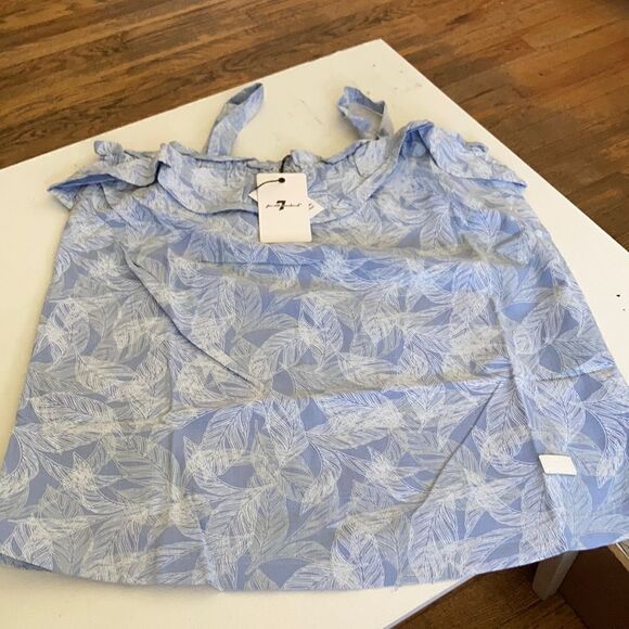 7 for all mankind big girls ruffle tank top - Picture 1 of 8